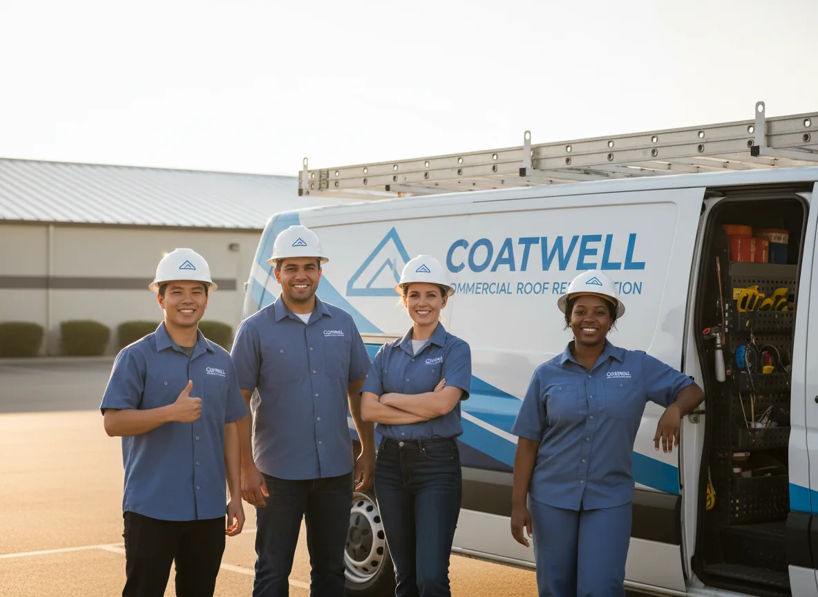 Commercial roof coating company in Kents Store, VA